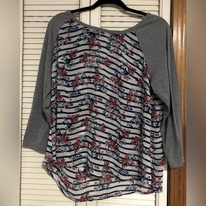 Torrid Quarter Length Tee